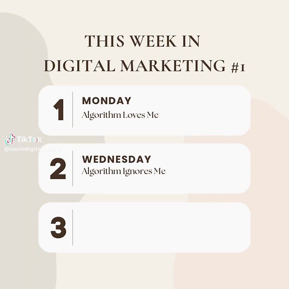 This week in Digital Marketing Where the analytics change hourly, the algorithm has mood swings, and marketers everywhere are refreshing their dashboards pretending they’re “just checking something quickly.” If you work in digital marketing, content creation, or social media… you know exactly what I mean. Happy Friday EVERYONE ❤️ #DigitalMarketing #MarketingHumour #ContentStrategy #Fridayseries #CreatorCommunity