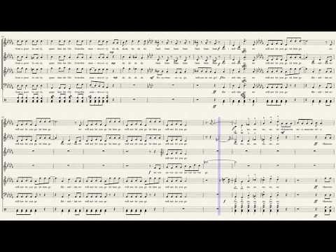 Bohemian Rhapsody - Pentatonix (Full Sheet Music w/ Lyrics)