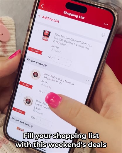 Shopping list full of savings? ✅ Get deals on potatoes, bacon, frozen veggies, ice cream, and more through Feb. 22. ➡️ https://ms.spr.ly/6186UI2ij | Hy-Vee