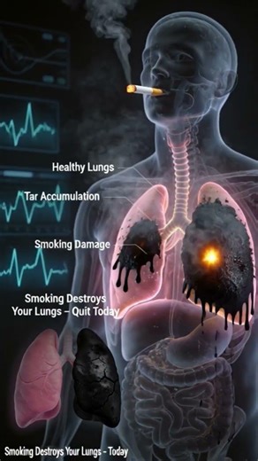 What Smoking Really Does to Your Lungs | Shocking 3D Medical Animation #lungresearch #awareness