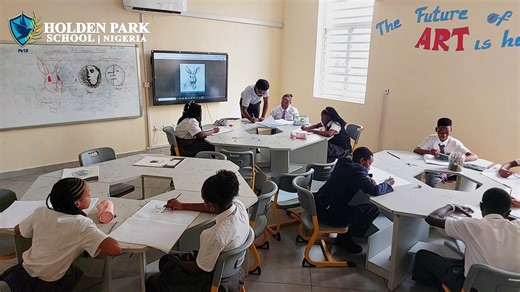 Holden Park School on Instagram: "🎨🐰 A moment from our Year 8 Art Class In this lesson, our students explored the art of shading a rabbit in profile, learning how to capture soft fur textures while defining rounded form and anatomy. With careful observation and guided steps, each drawing gradually came to life on paper. 🎨✨ What they practised: ✏️ Defining the light source to guide realistic shading ✏️ Building core shadows gradually for depth ✏️ Shading the eye and nose, adding subtle highlig