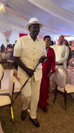 president RUTO and his wife at a wedding