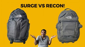 Watch The North Face Surge and Recon Backpacks Compared on Amazon Live