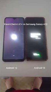 Xiaomi Redmi A1+ vs Samsung Galaxy A32 Boot Up Test #samsung #redmi