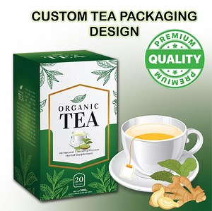 Custom Herbal Tea Packaging Design | Elegant Custom Tea Packaging Box Design | Premium Tea Packaging Design | Printable Tea Box Layout | VA - Etsy Canada