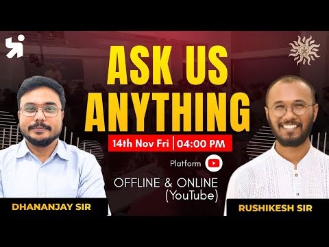 ASK US ANYTHING | Live Session for UPSC & MPSC Students | Rushikesh Sir & Dhananjay Sir