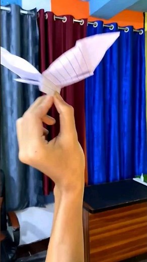 How to make a paper plane fly like a bat. Incredible Paper Airplanes