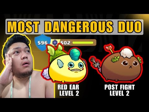 RED EAR DAWN WITH DAMAGE MECH | MOST DANGEROUS DUO AXIE IN CLASSIC V2 | HOW TO EARN MONEY IN CRYPTO