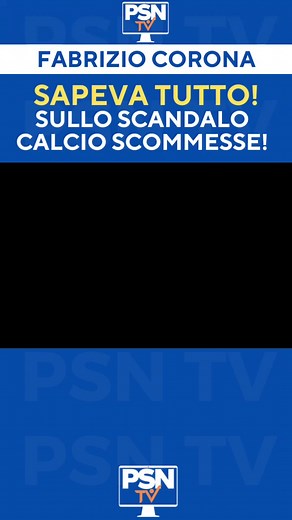 86K views · 246 reactions | INCREDIBILE! Fabrizio #Corona sapeva tutto sullo scandalo calcioscommesse ! #psntv #passionapoli | PassioNapoli | Facebook