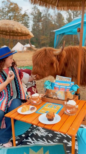 NOW OPEN! 🐮☕️- The Cowabunga Cafe, the ultimate retro-fluffy hangout for your favorite fluffy Highland cows and sheep! We're not a typical human eatery; we're a paradise built for spoiling your fluffy bestfriends. Get comfy on our adult bean bags under stylish retro umbrellas while your fluffy friends enjoy their special treats. 📍Thomson, GA (1 hour 45 min from Atlanta & 45 min from Augusta!) 📍Middleburg, FL (45 mins from Jacksonville) 🎟️ Entry ticket: $28 per person Your entry ticket to our