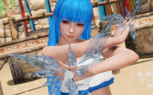 死或生6 Mai&Kula泳装MOD（原创）与场景海边伊甸园-黄昏版（演示视频）