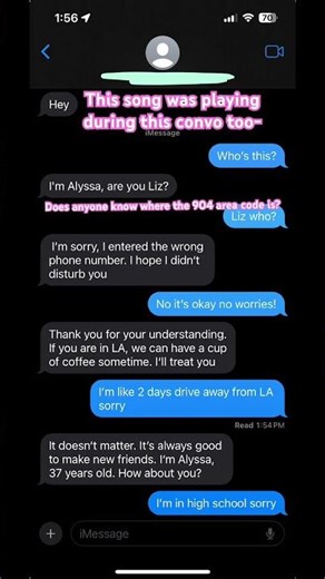 This random number started texting me. It’s real iconic that this specific song started playing #idk