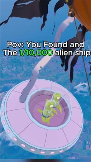 1/10,000 Alien Fortnite Ship