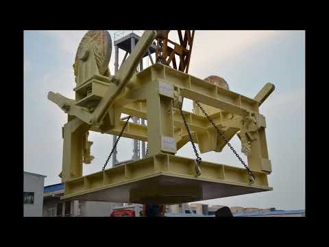 Construction Winch Pulley Structure / Pulley Lift Platform #winch #liftplatform #pulley
