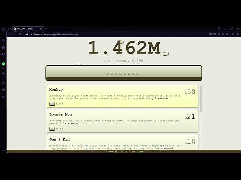 Spacebar Clicker pt3