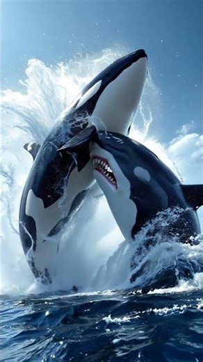 "Epic Killer Whale vs Shark Battle | Ocean Fight Caught on Camera"---