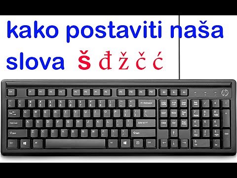 Kako dodati našu tastaturu windows 10 srpska hrvatska bosanska tastatura šđžčć