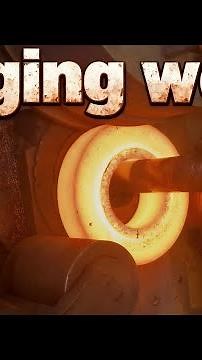 Inside the forging factory Master Forgers Create Steel Rings With Perfect Sync #blacksmith #forging