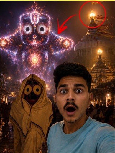 एक बार फिर से जगन्नाथ मंदिर के शिखर पर दिखाई दिए सूर्य देव #shorts