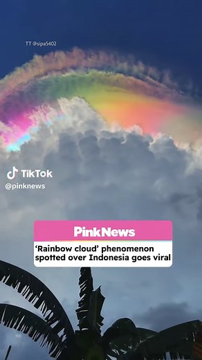 An amazing natural phenomenon was captured in the skies over Indonesia last Friday (1 May) and clips of the stunning “rainbow clouds” have quickly gone viral across the world. This stunning video, captured by TikTok user sipa5402, showcases the scientific magic of cloud iridescence. Cloud iridescence is an ultra-rare optical event created when sunlight interacts with tiny droplets of water or ice inside thin clouds. The sunlight is diffracted in such a way under these specific conditions that li