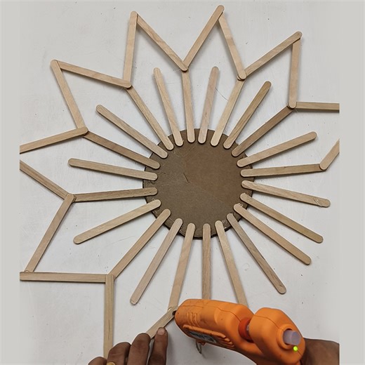 255K views · 3.1K reactions | diy popsicle sticks star decoration for christmas | My Arts & Crafts | Facebook