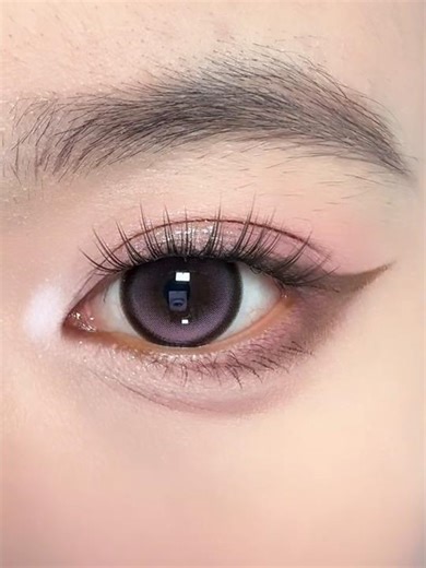 Matte Pink Rhinestone Eye Makeup Tutorial | Beginner Friendly Fox Eye Look #beauty #shorts