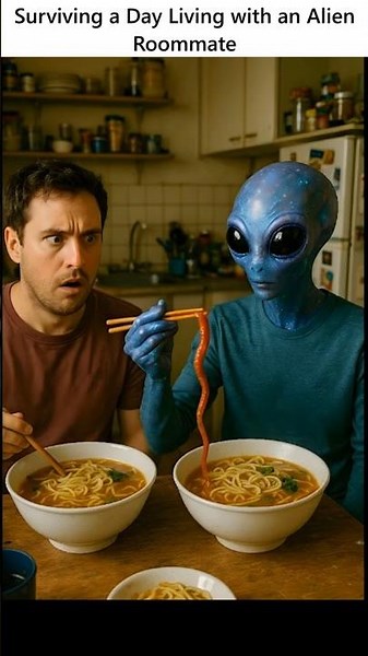 Surviving a Day Living with an Alien Roommate