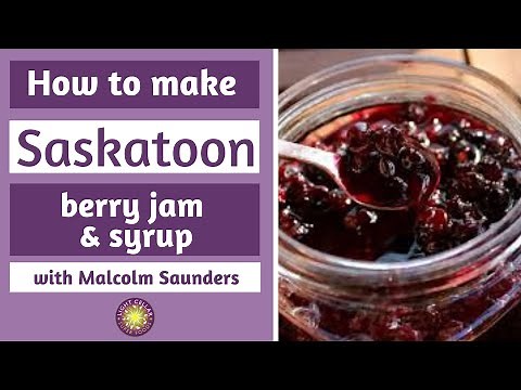 How to make Saskatoon berry jam & syrup