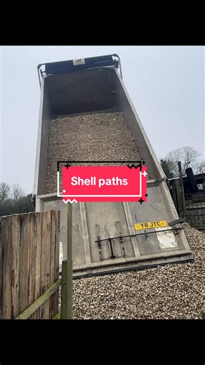 Building Paths with Recycled Cockle Shells on the Homestead