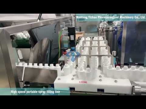 Automatic high speed bottle sorting, liquid filling, cap screwing and overcap press on machine