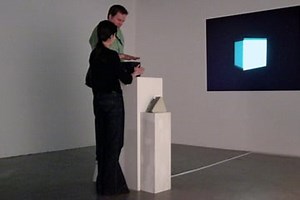 Cubey 1.0 (2008, interactive digital media art installation)