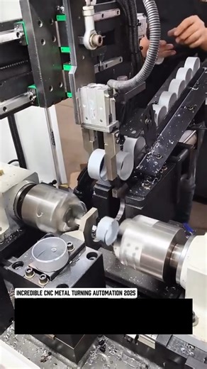 Incredible CNC Metal Turning Automation 2025 | Smart Robotic Lathe Precision Engineering!