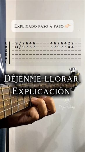 256K views · 5.3K reactions | Déjenme llorar / Los Freddys Mini tutorial para guitarra (video educativo) #fblifestyle | Pepe Olmos | Facebook