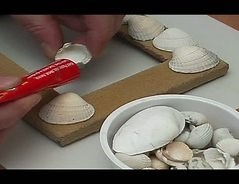 Basteln mit Muscheln - Anleitung für Bilderrahmen