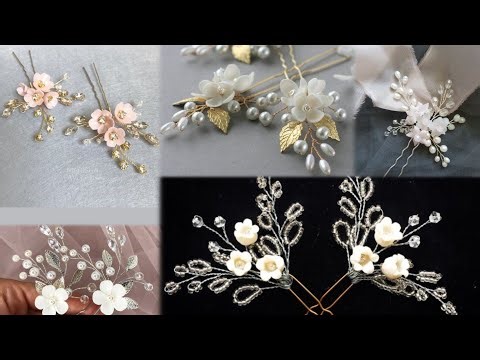 #diy #party wear hair U pins making ideas #hair u pins