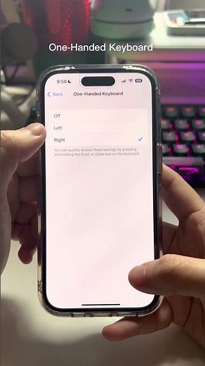 Change This iPhone Setting to Type With One Hand #shorts