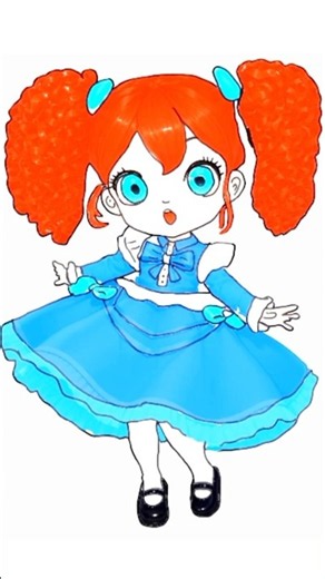 How To Draw 🫣 Poppy | Poppy Playtime Chapter 5#poppyplaytime​​​ #cute​​​ #draw​​​ #character​​​