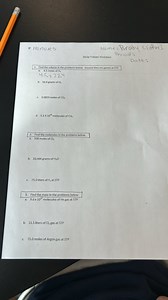 Honors Name: Brody Cifforl Period: Molar Volume Worksheet Date:... | Filo