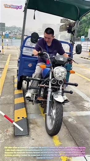 The Art of Motorcycle Licensing: Navigating a Three-Wheeler Through an Obstacle Course