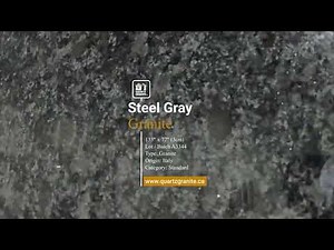 Steel Gray Granite Countertops | Elegant & Durable Stone for Kitchens and Bathrooms
