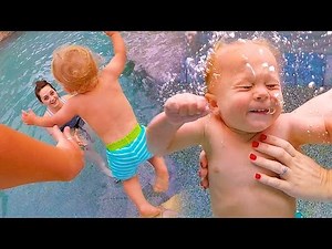 PLAYING IN THE POOL!