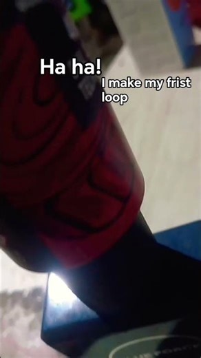 i make my frist loop! #loop #unfrezzmyaccount