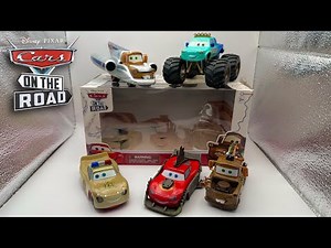 2023 Disney Store Cars On The Road Diecast Sets | Ivy, Super Speed Mater, & Rumbler McQueen