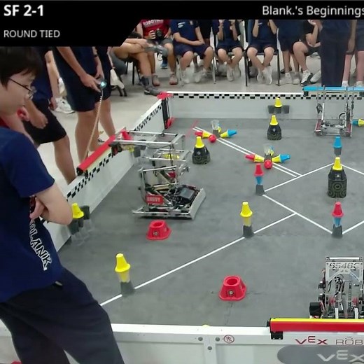 8059Y Successful 1 pin autonomous in Semifinals - Vex Override #override #vex #vexrobotics