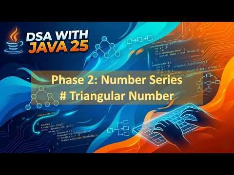 #11 Number Series : Triangular Number Series #logicbuilding