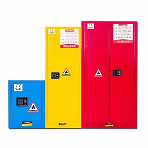 [Hot Item] 110 Gallon Recessed Lockable Chemicals Flammable Liquid Storage Safety Cabinet with Roller