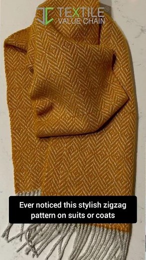 🐟 What Is Herringbone Twill? The Classic Zigzag Weave Explained! ✨#herringbonestitch