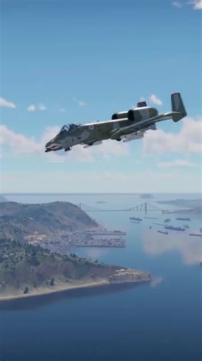 A-10 Warthog Fire Missile To Epic Ship Simulation! #A10 #warthog #goviral