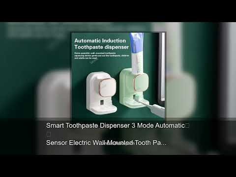 Smart Toothpaste Dispenser 3 Mode Automatic Sensor Electric Wall Mounted Tooth Paste Squeezer U