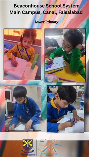 #LowerPrimary Our Grade 1 students had a blast in their Visual Art lesson ! With bright colors, big imaginations and little hands hard at work, they explored shapes, textures, and their favorite animals through painting and collage. It’s always a joy to see their confidence grow as they express themselves through art. Swipe through to see the masterpieces created by our young artists! #Grade1Art #CreativeMinds #LearningThroughArt #YoungArtists | Beaconhouse Main Campus, Canal